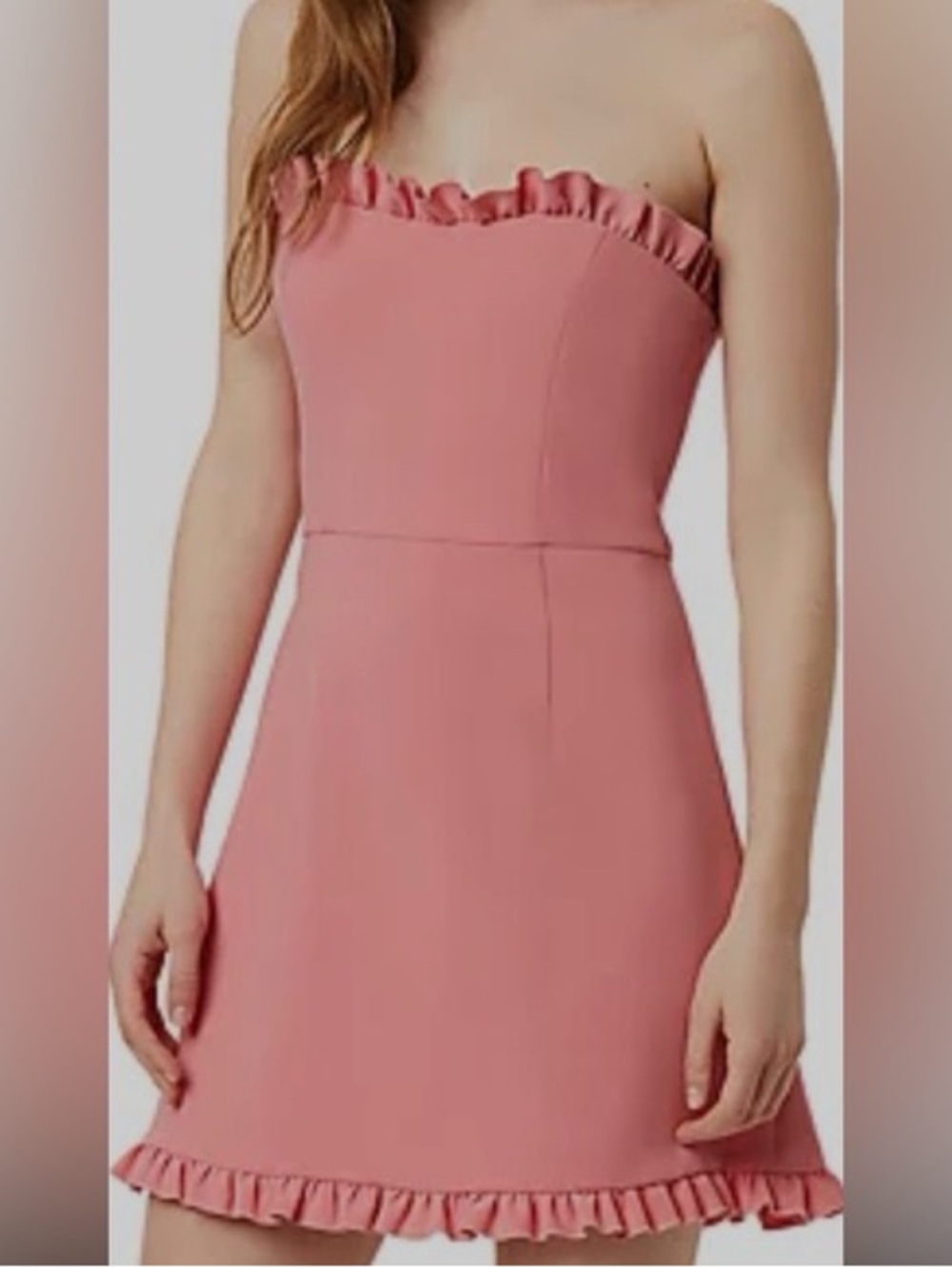 French Connection Whisper Frill in RED (read descrip) - size 0
